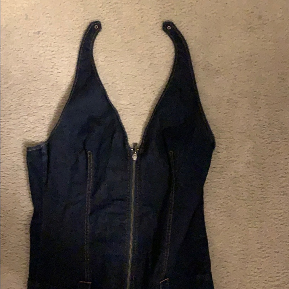 Dark Jean Jumpsuit
